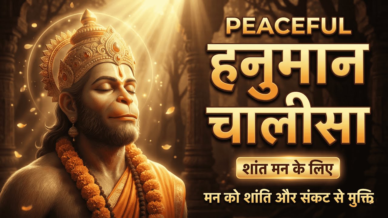 हनुमान चालीसा Healing Version 🕉️ | Hanuman Chalisa (1 Hour) – Powerful Meditation & Peaceful Chant