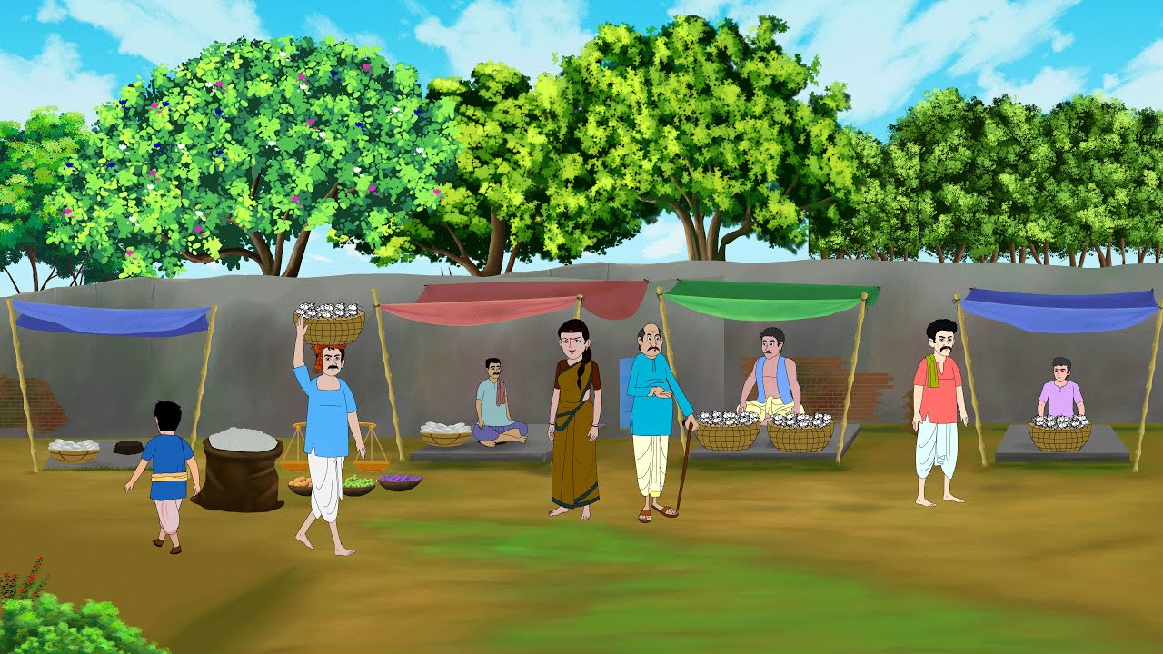 मछुआरे का भाग्य | machuara ki kahani | moral story | hindi kahani | gareeb machuara | cartoon story