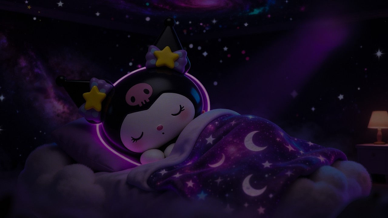 No Ads Sleep Instantly in 5 Minutes 🌙 Kuromi Deep Sleep Music for Insomnia, Anxiety & Overthinking