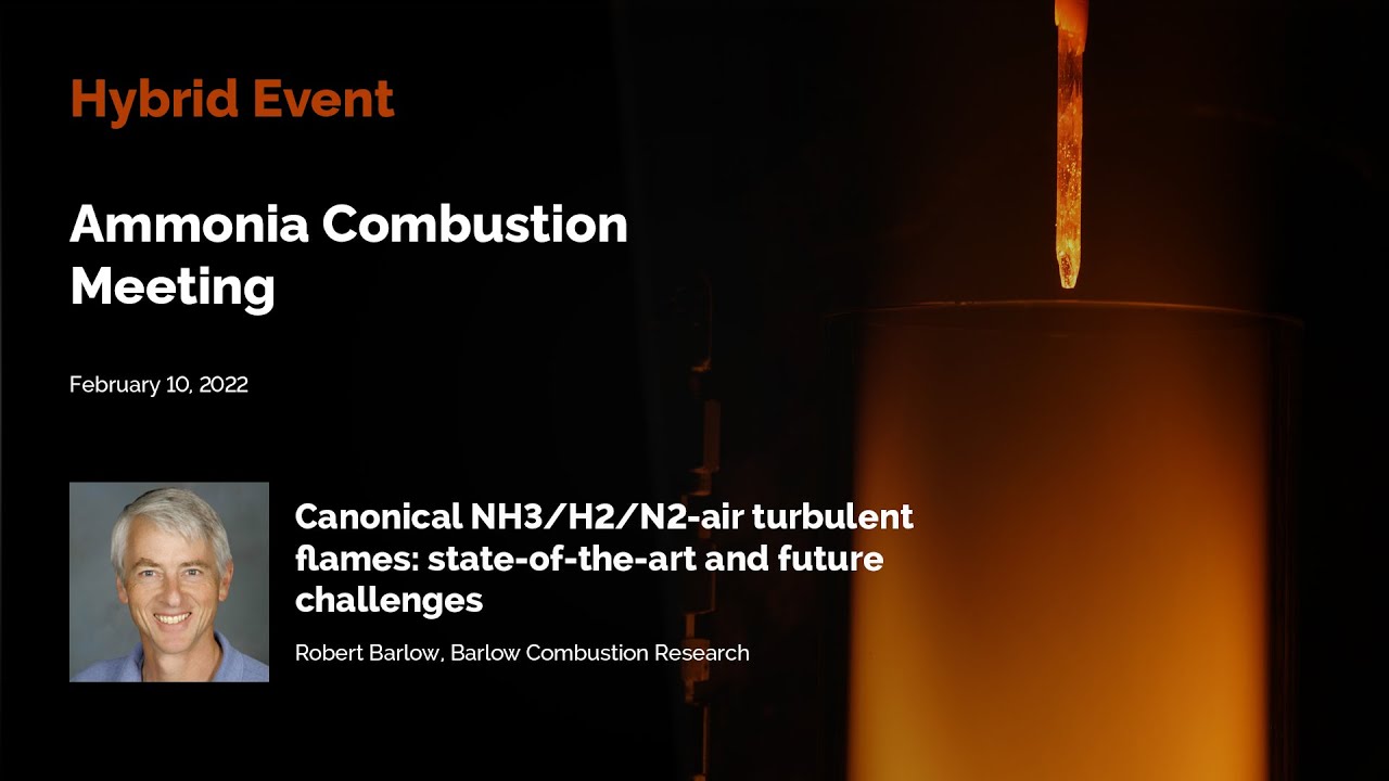 Canonical NH3H2N2 air turbulent flames state of the art and future challenges
