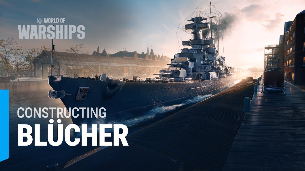 Witness Bl&uuml;cher being built in the Virtual Dockyard!