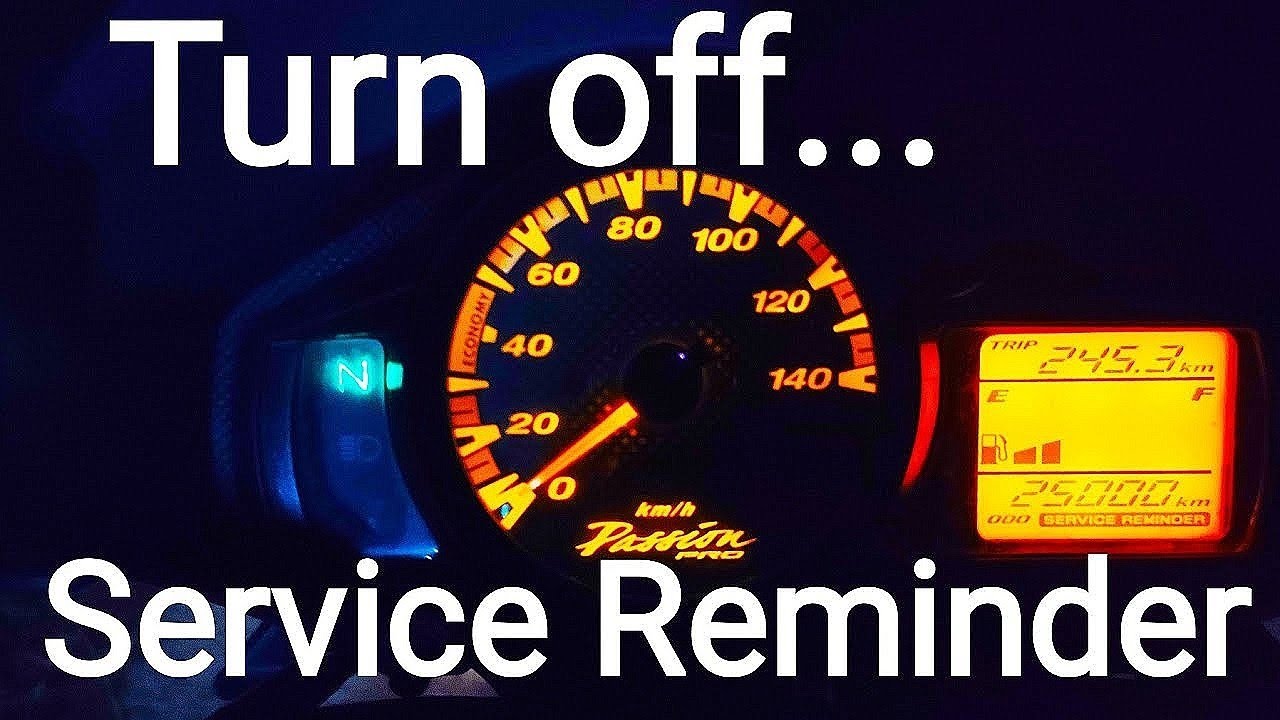 Quick and Simple: Turn Off Service Reminder on Hero Passion Pro