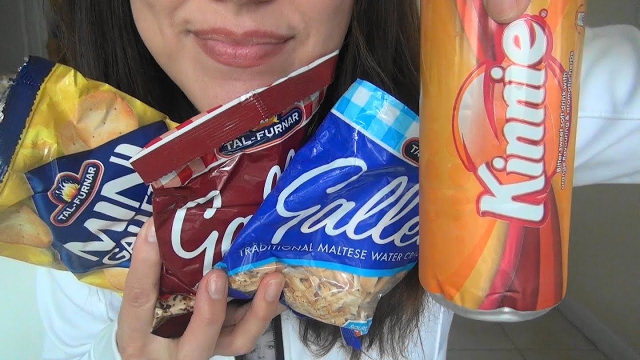 SassEsnacks ASMR: Maltese Snacks | Snacks from Malta | Eating Sounds | Whispers