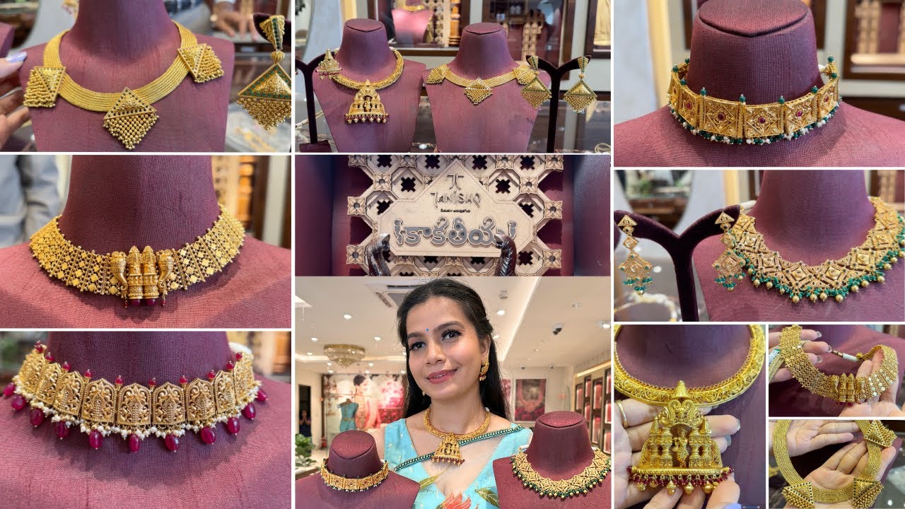 Tanishq Just now added new necklace sets in Kakatiya collection with code,price 🤑#dusshera2023
