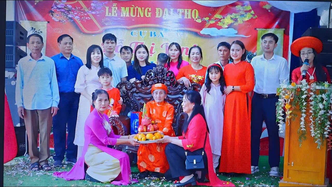 LỄ MỪNG ĐẠI THỌ CỤ ĐỖ THỊ VỊNH TUỔI 100