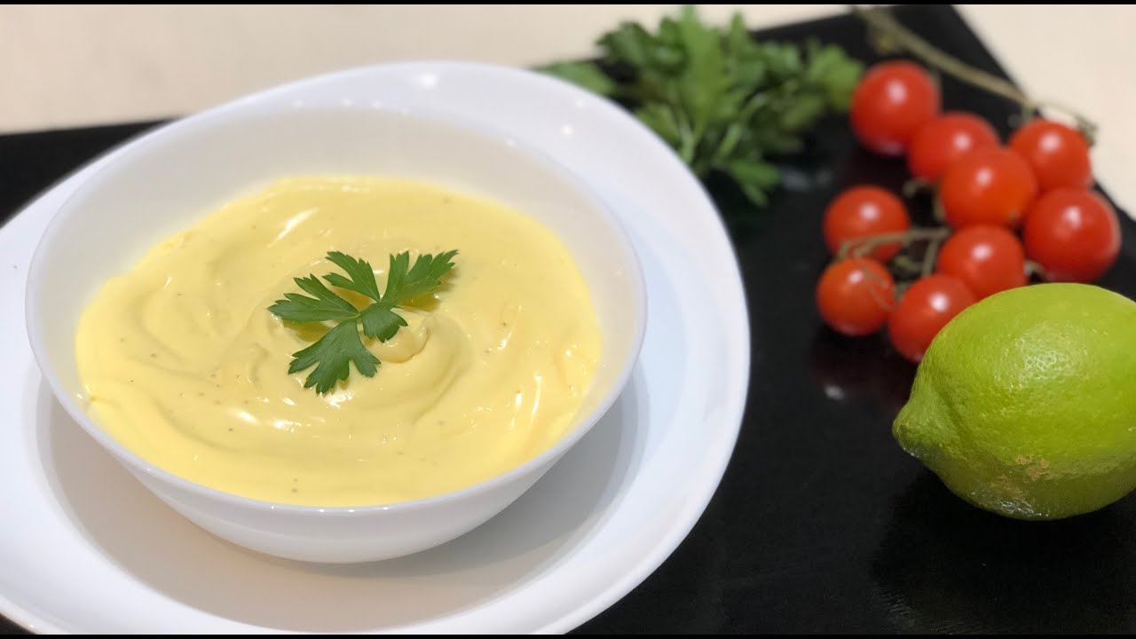 Majonezë e pergatitur ne shtepi per 2 minuta - Homemade Mayonnaise 🍋