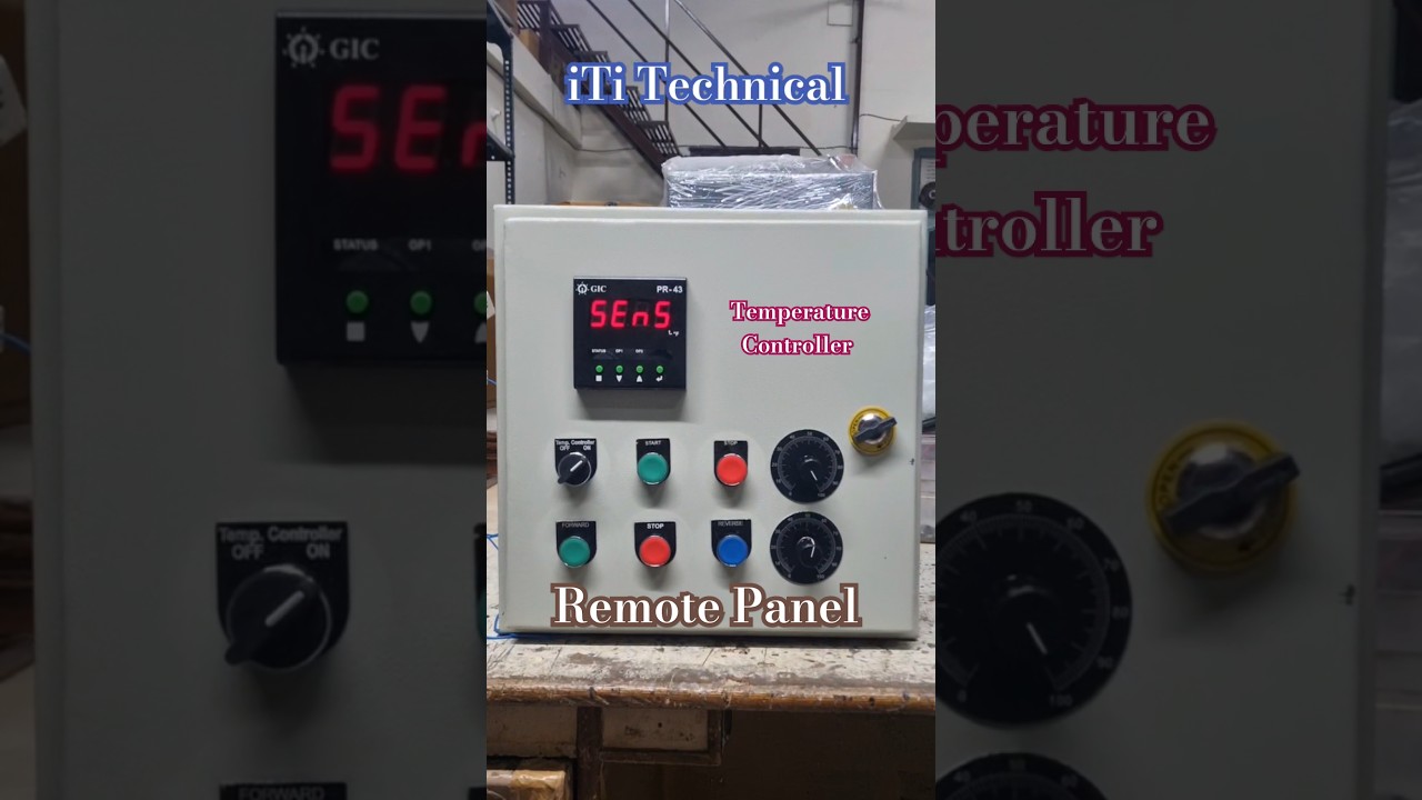 Remote Panel With Temperature Controller 