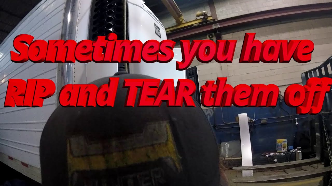 Trailer repair ,Semi trailer reefer removal