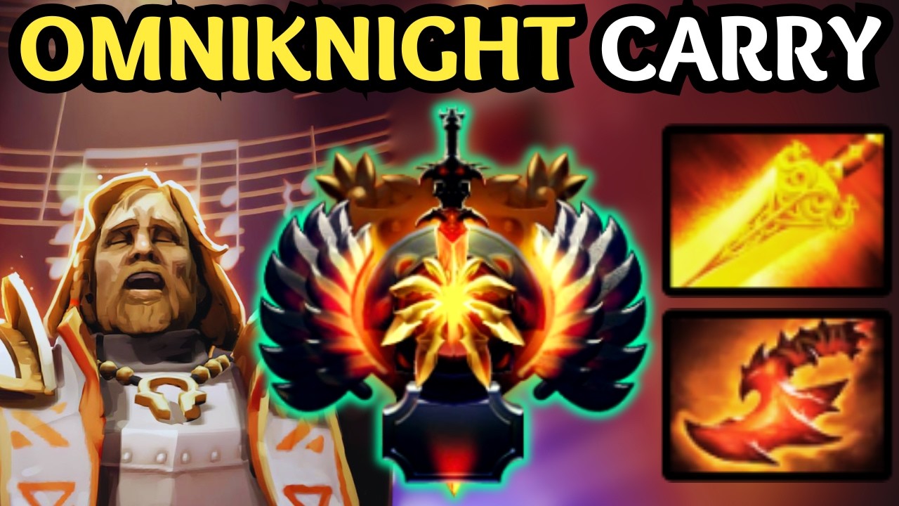 🔥 OMNIKNIGHT Carry Madness — Broken Hammer Build! 🔥