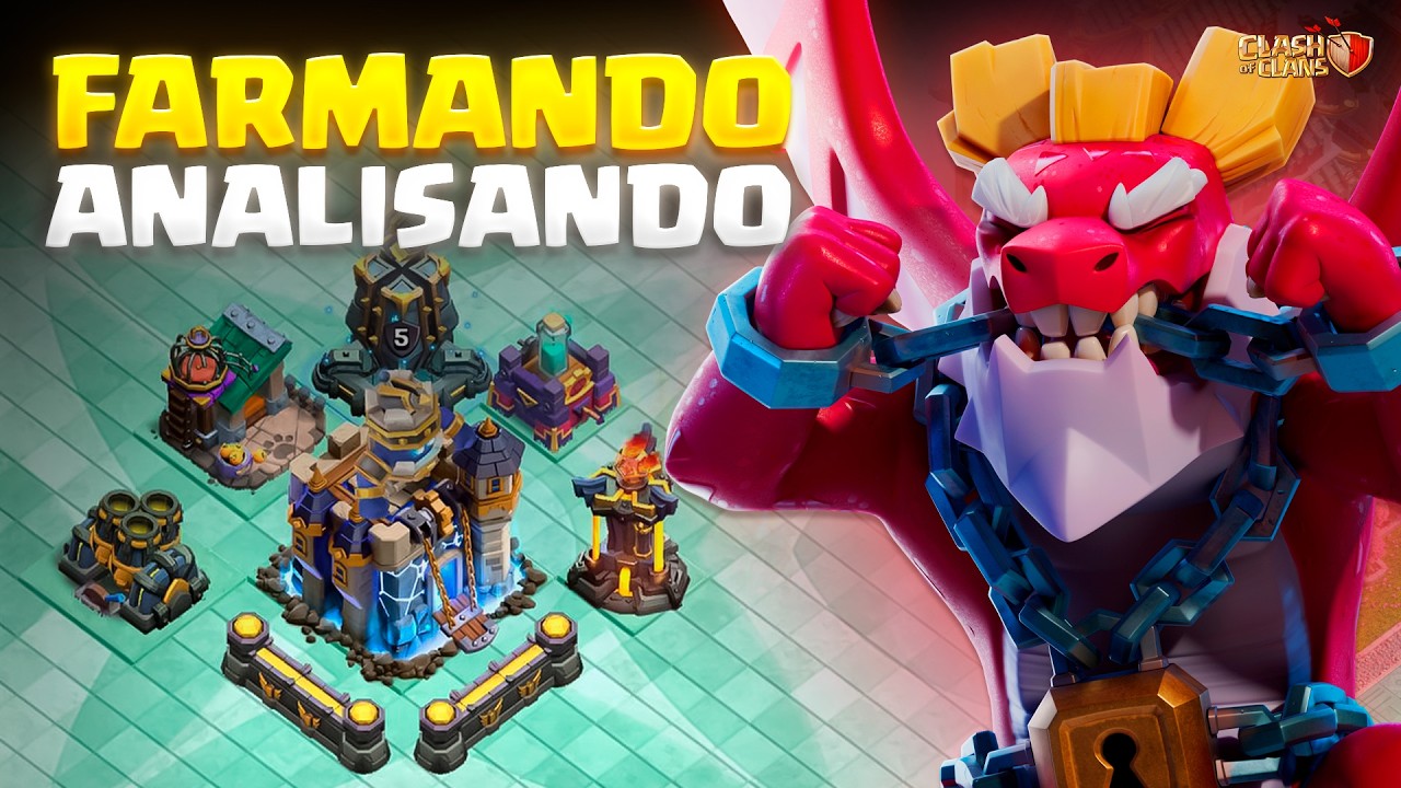 MAXIMIZANDO MINHA CV18 AO VIVO + ANALISANDO VILAS | CLASH OF CLANS