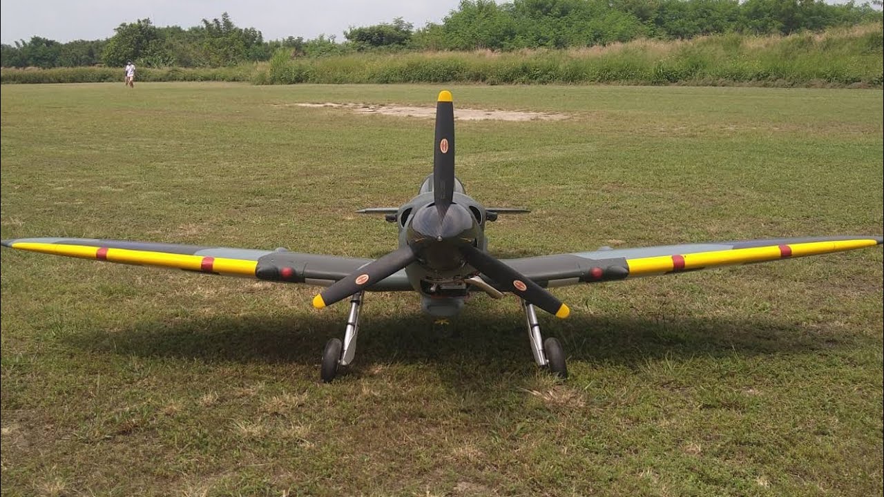 Maiden Flight of Spitfire MK IX Engine Roto 130 FSi Phnneix PH171