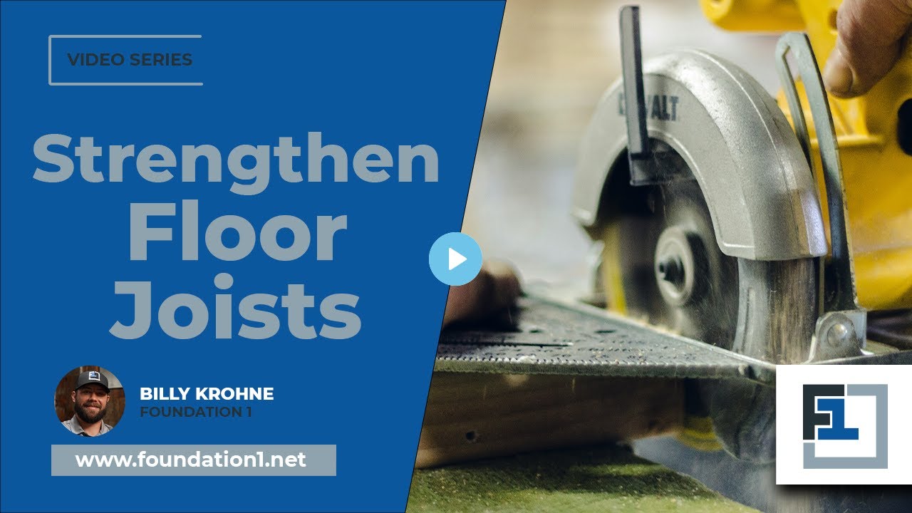 How to Strengthen Floor Joists From Beneath | Foundation 1