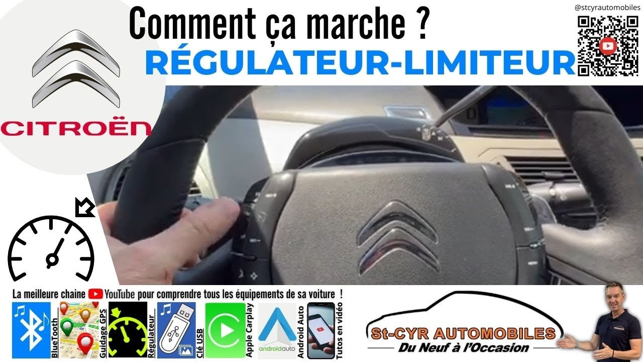 CITROEN, le régulateur et limiteur de vitesse, comment ça marche?