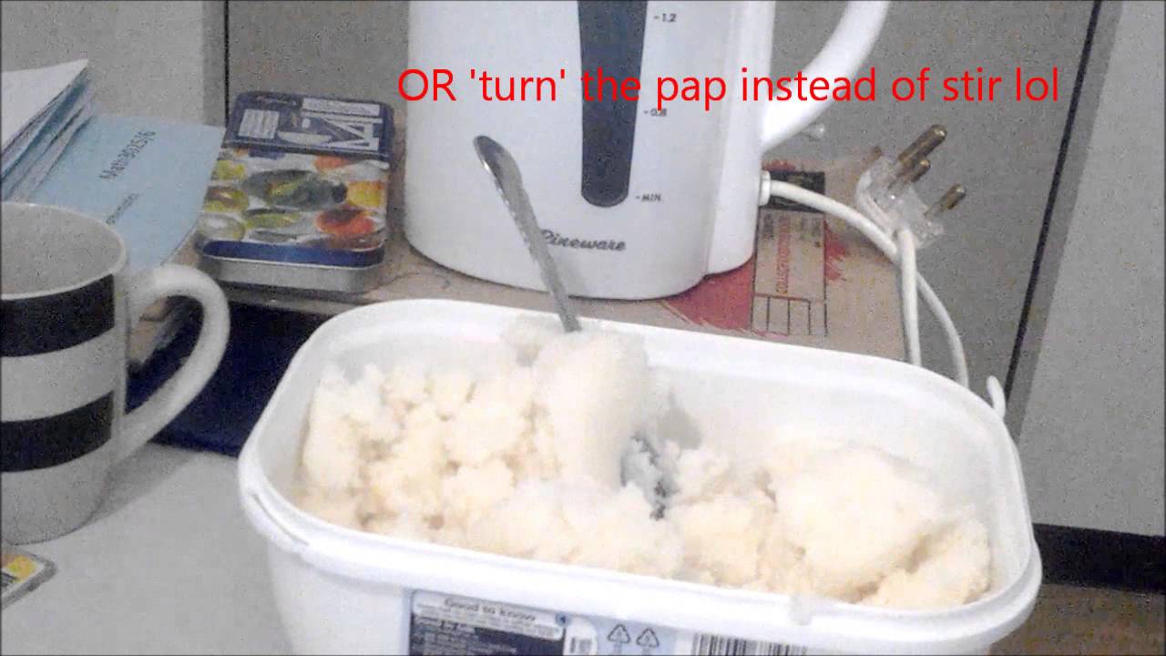 How to cook pap with a Microwave in 10 minutes