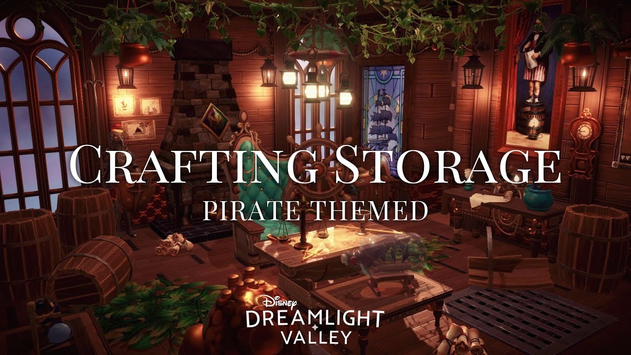 Pirate Crafting & Storage Room | Disney Dreamlight Valley Build ⚓🔥