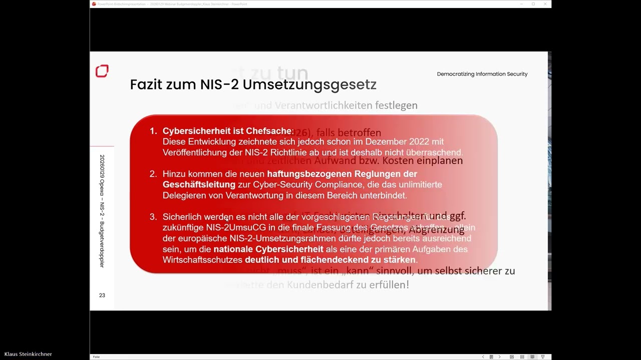 Webinar: Fördermittel für Informationssicherheit und die NIS2 - Zwei Fliegen mit einer Klappe