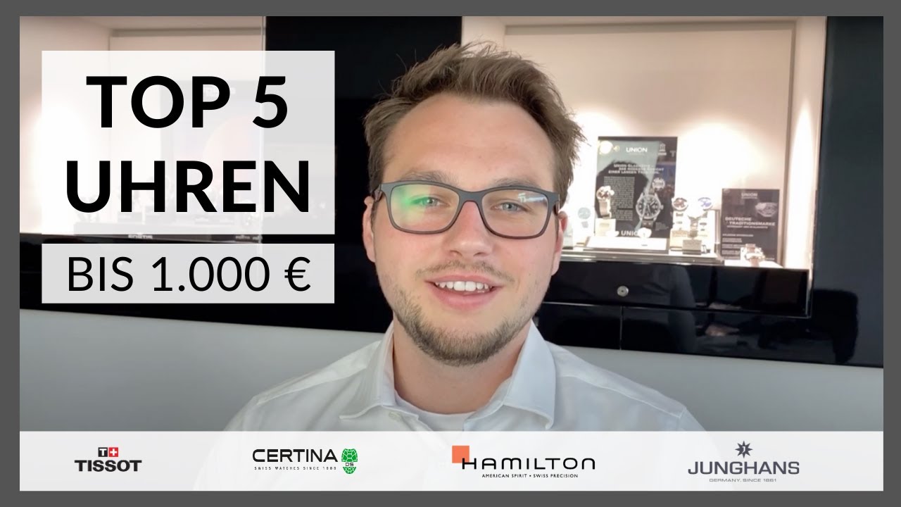 TOP 5 mechanische Uhren unter 1.000 EURO [April 2020]