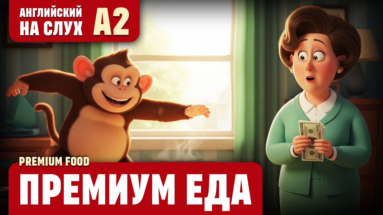 Премиум еда. Веселый рассказ (уровень А2). Английский на слух.