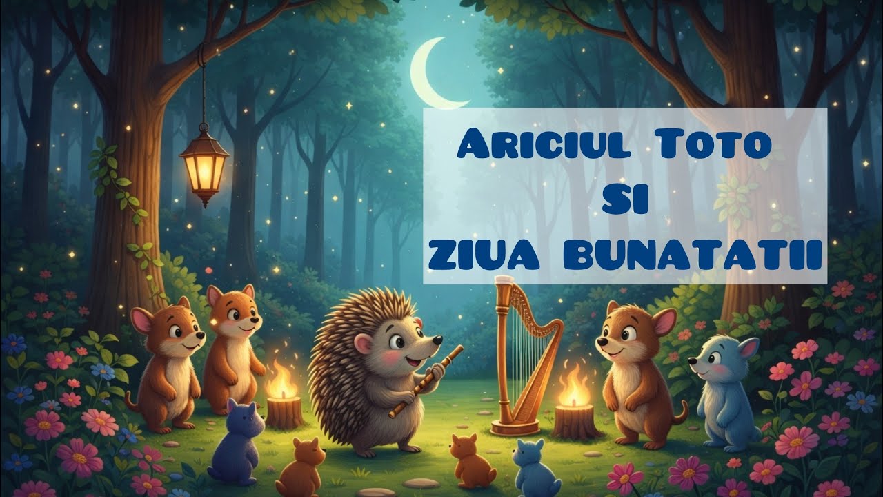 🦔ARICIUL TOTO🦔 POVESTE EDUCATIVA PENTRU COPII‼️