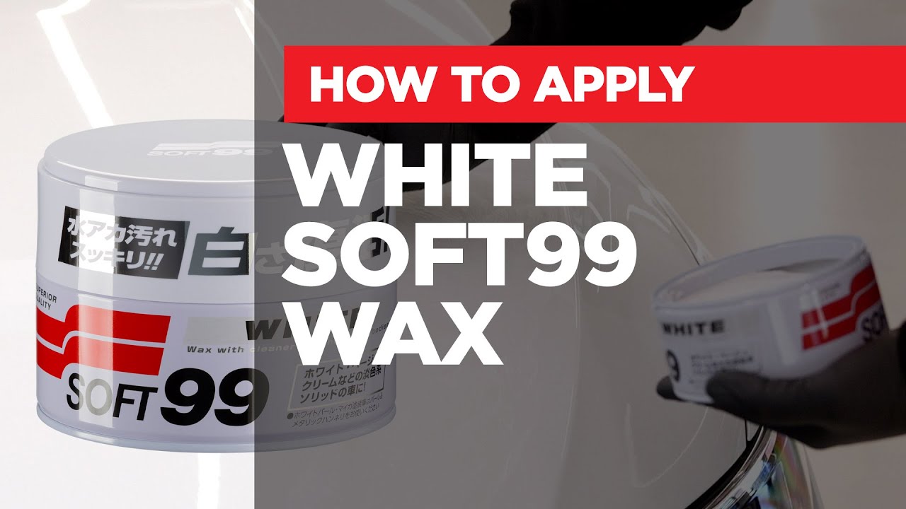 Soft99 &ndash; How To Apply: White Wax