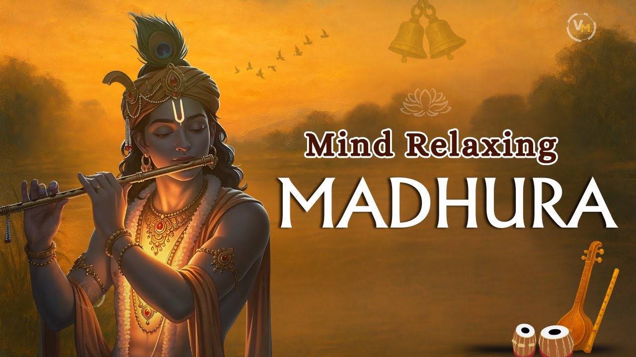 Indian Music for Mind Relaxing | Peaceful Raga | Meditation | Flute | Vmusic 🪈