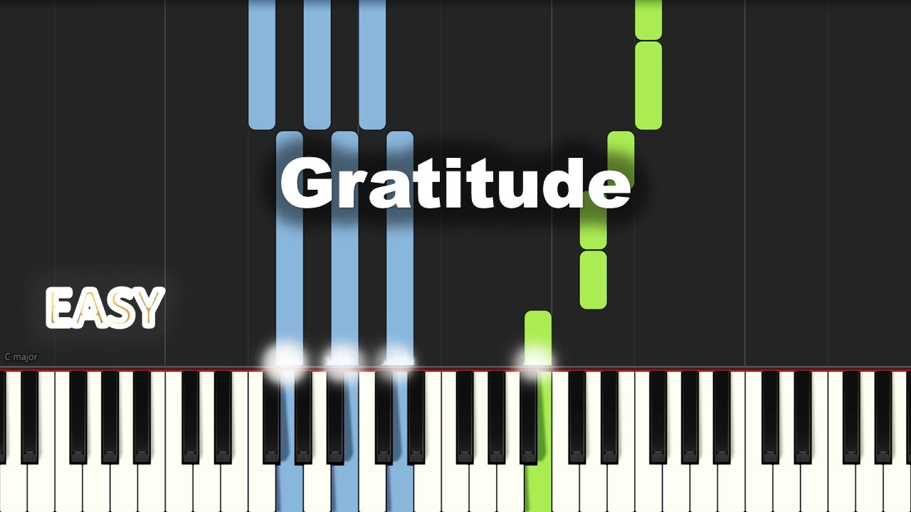 Gratitude | EASY PIANO TUTORIAL BY Extreme Midi