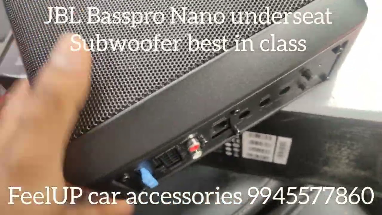 JBL Basspro Nano one of best under seat subwoofer, customer amazed after listening and rated 5 🌟.