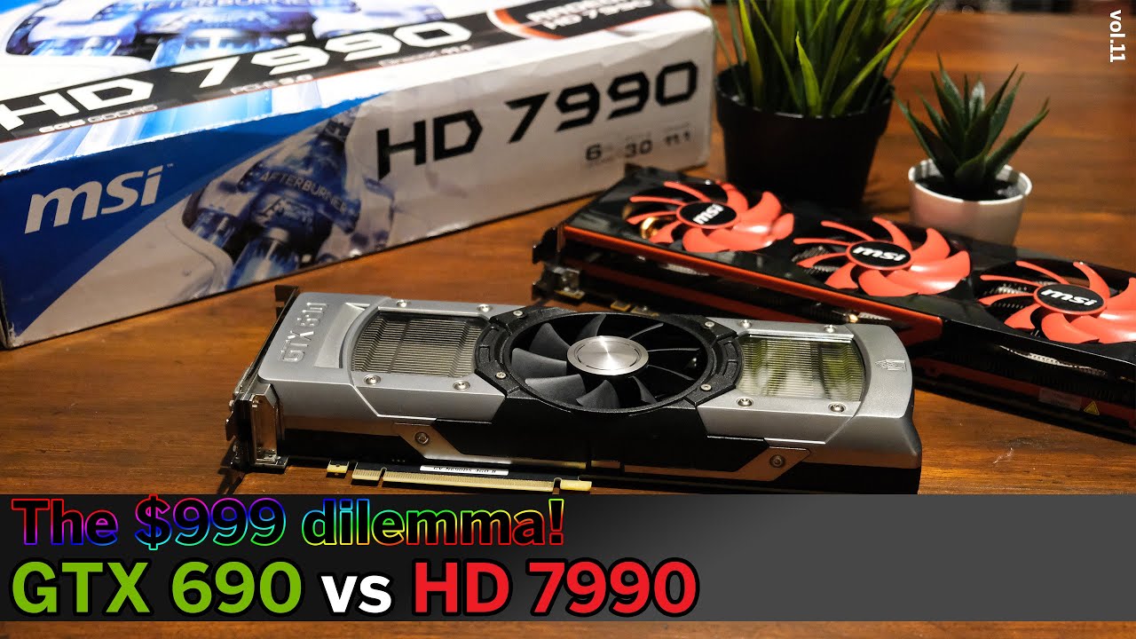 Дилемма за 999 долларов! GeForce GTX 690 против Radeon HD 7990 — Legacy GPU Battle, том 11