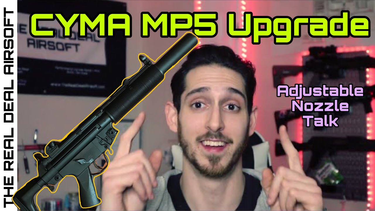 Обновление CYMA MP5 / Регулируемая насадка / Тест дальности и хронограф