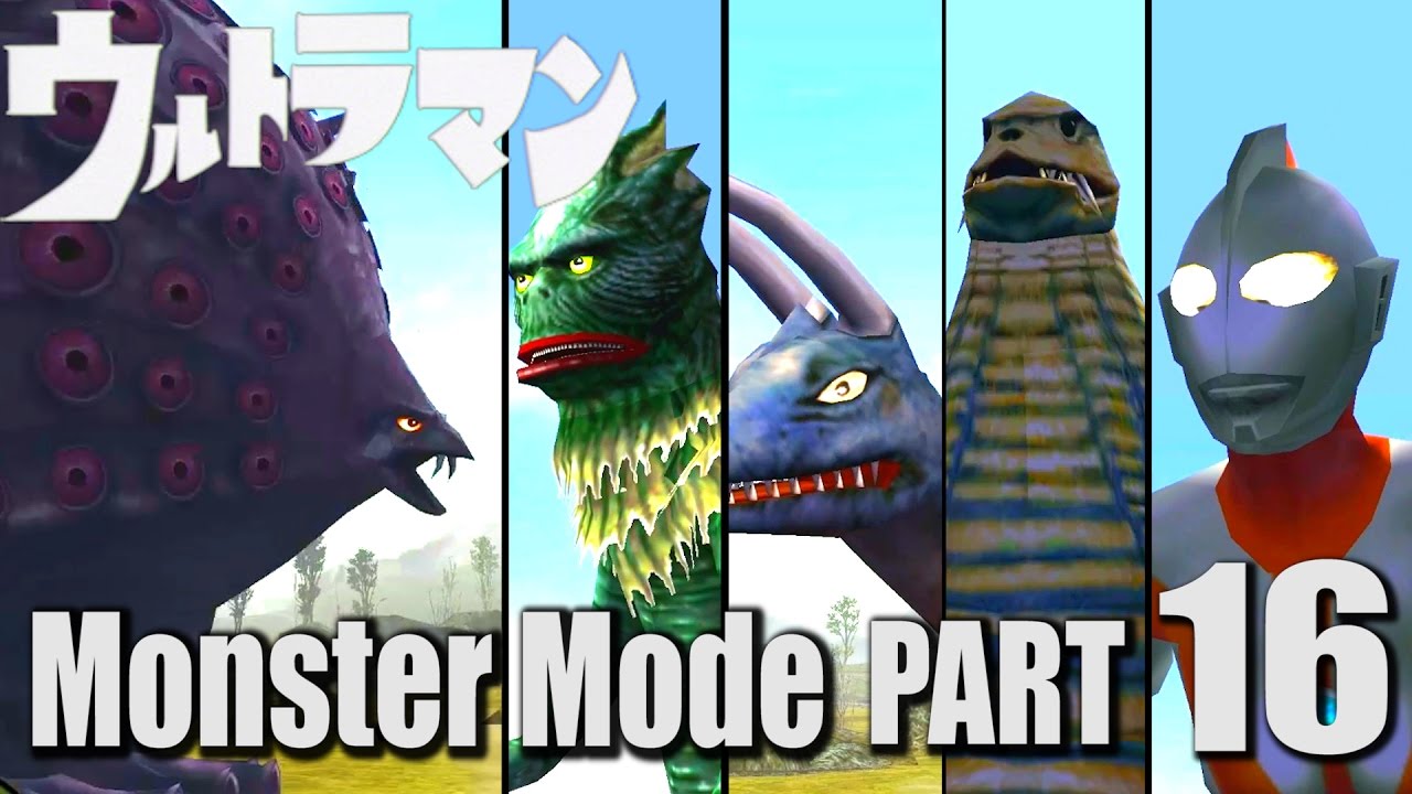 ULTRAMAN PS2 GAME - Monster Mode Part 16 - Takkong ( 1080P HD 60fps )