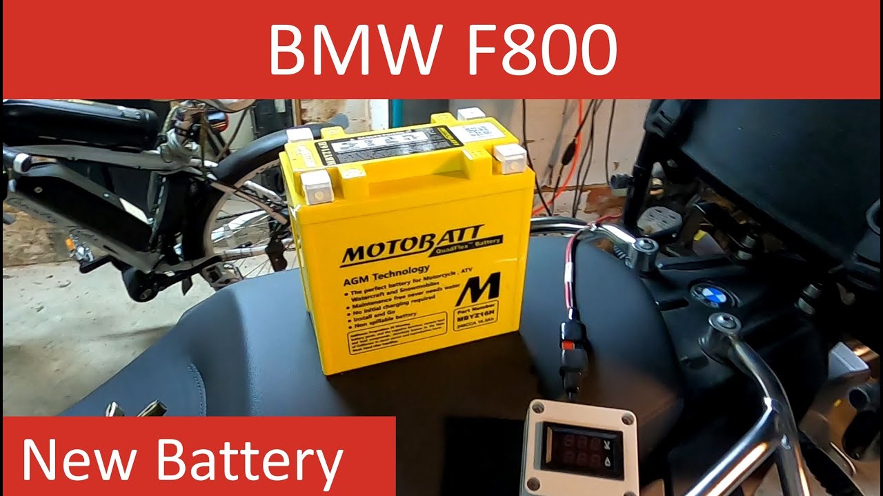 BMW F800 Motobatt Battery Replacement