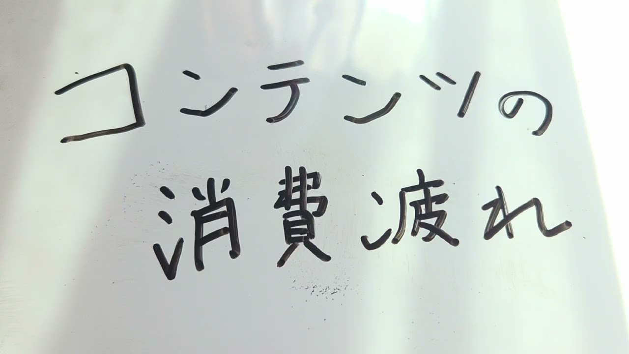 コンテンツの消費疲れについての話
