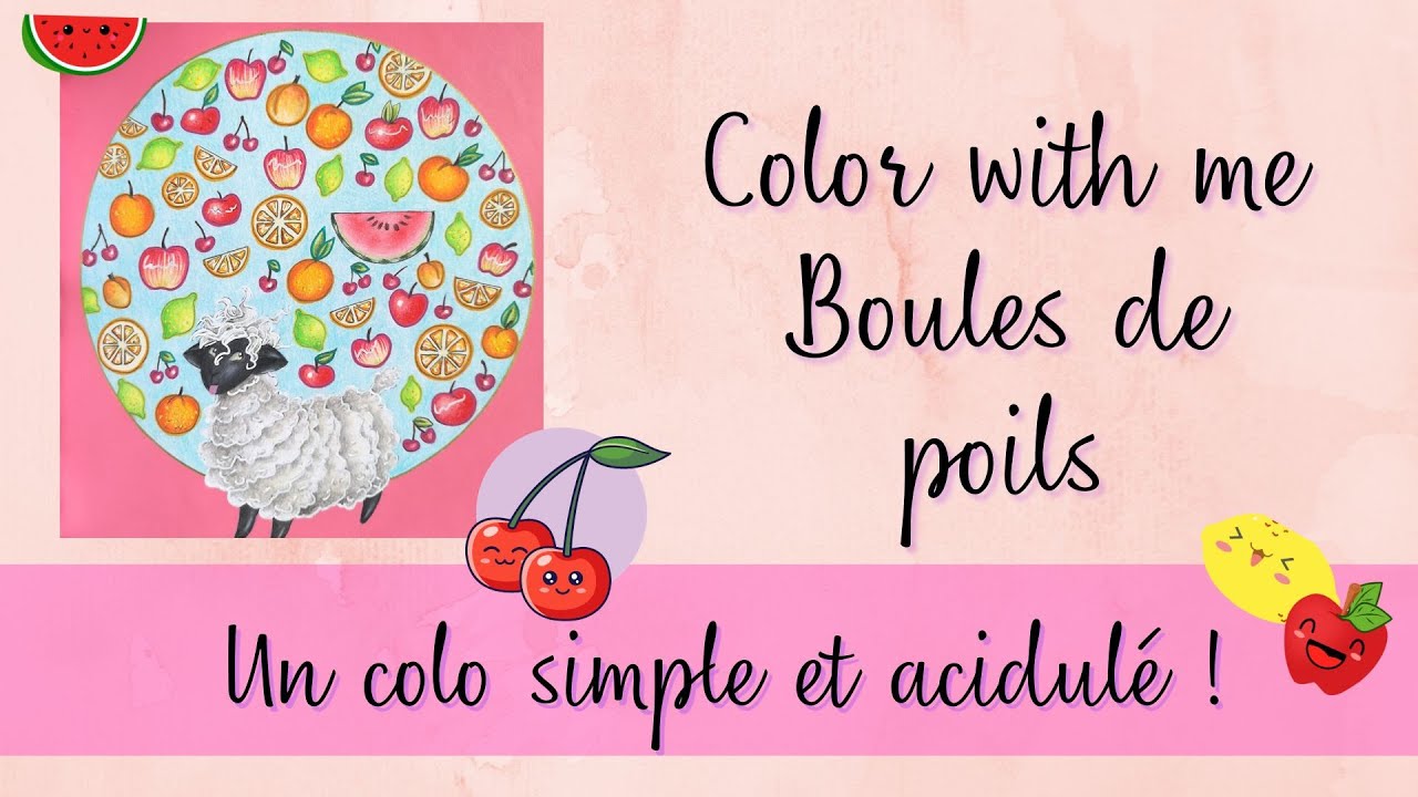 Color with me : boules de poils