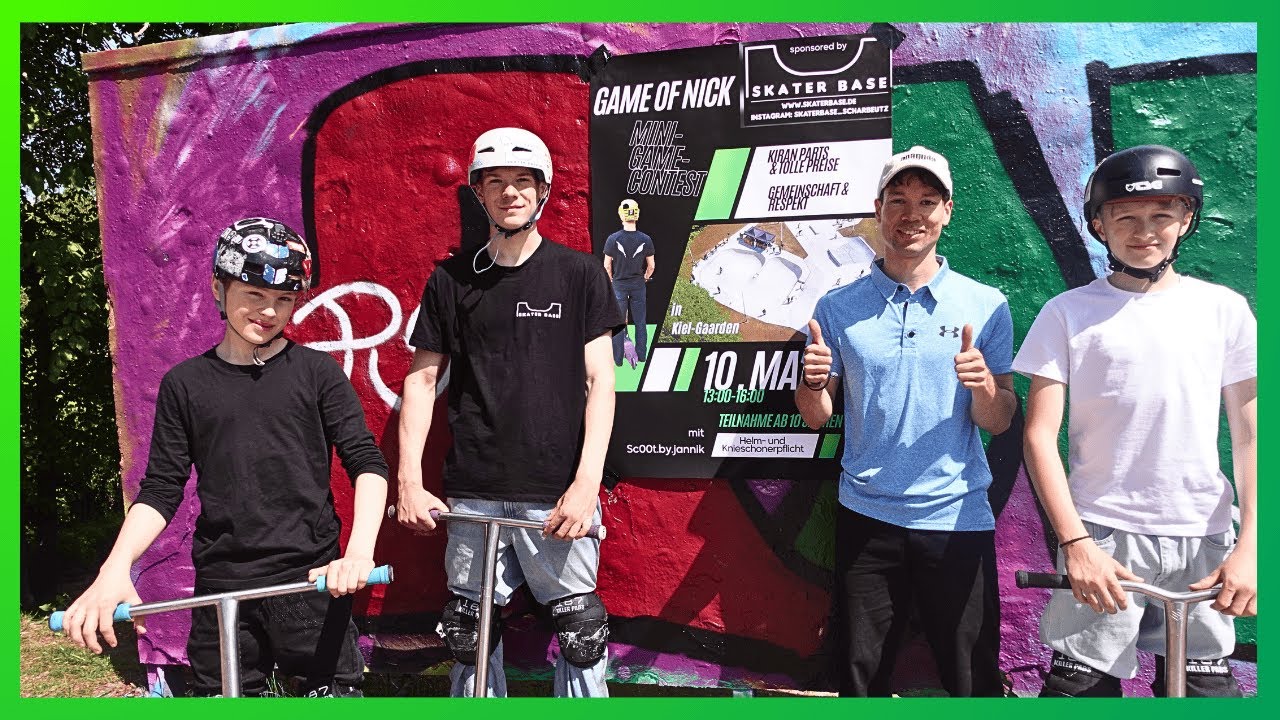 Stunt Scooter MINI-GAME-CONTEST in Kiel!!! | Teil 1 | Nicks Welt