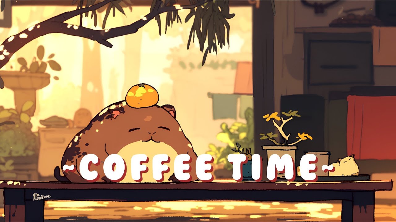 Capybara Lofi Music Station - Calm Music for Focus & Study ~ Chill Session ~ 🌸 ☕