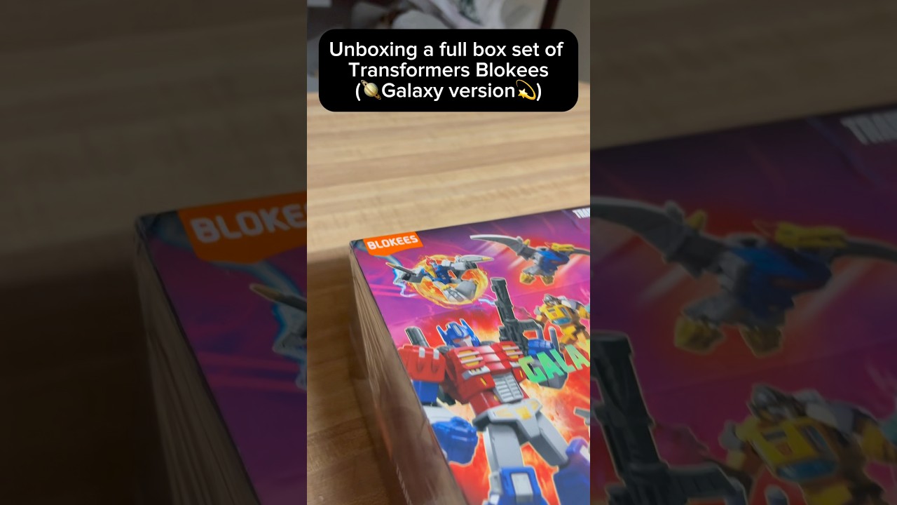 Transformers Blokees full box set(💫Galaxy Ver.)Pt1 #transformers #blokees #optimusprime #collector