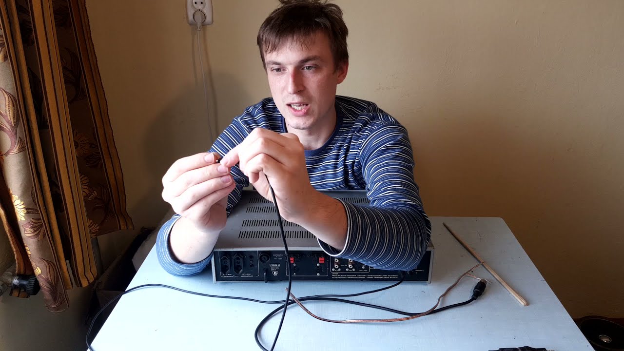 JAK PODŁĄCZYĆ STARY WZMACNIACZ DO KOLUMN? OMAWIAM NA PRZYKŁADZIE UNITRA DIORA WSH 303 DA4140 EKSPORT