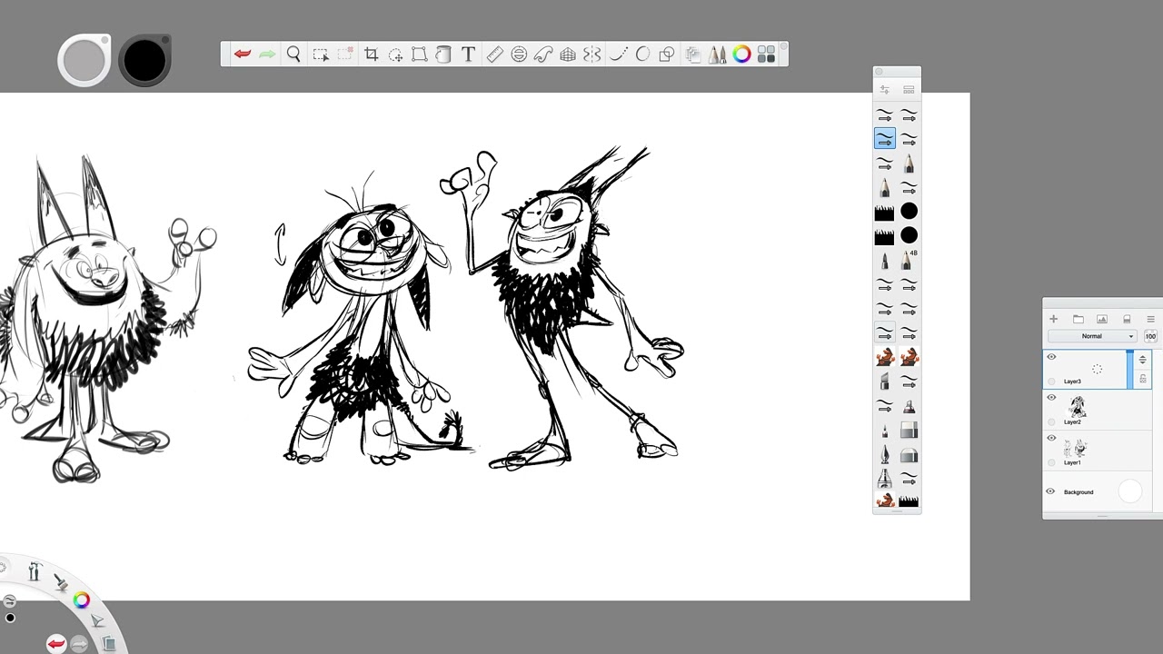 Brett's Character Design Process Part 01