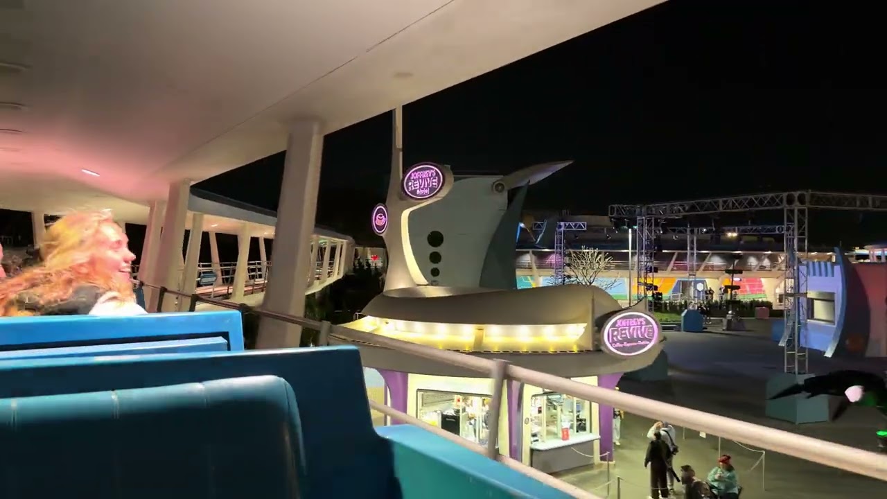 Magic Kingdom TTA PeopleMover at night (2/6/26)