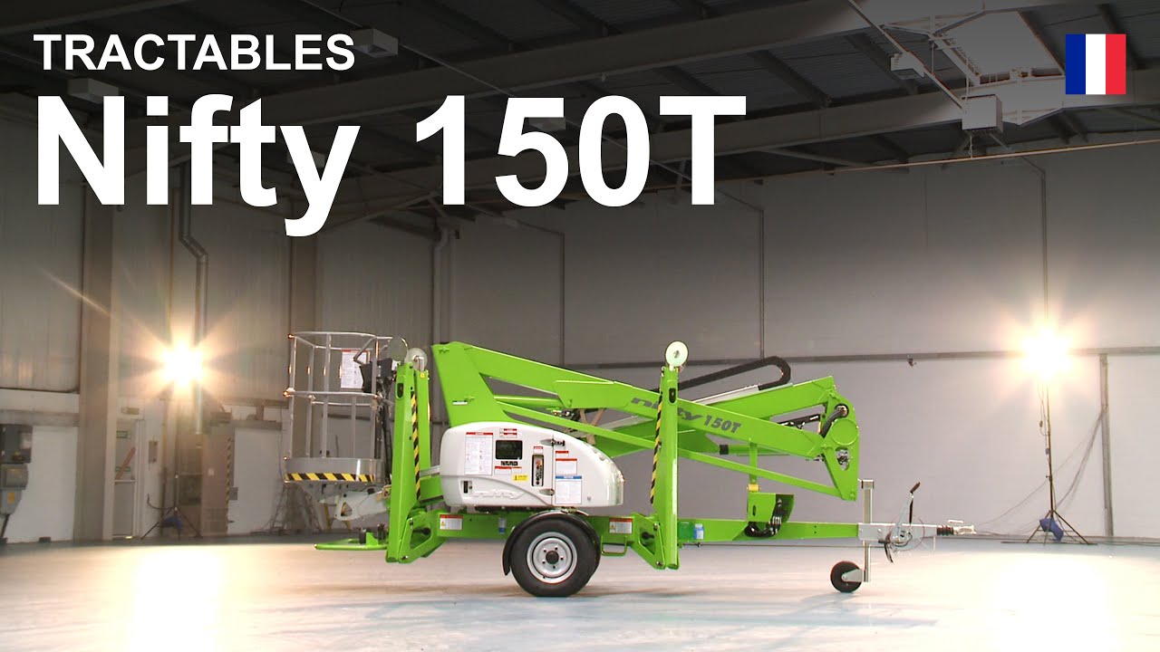 Nacelle élévatrice tractable | Nifty 150T vidéo du produit