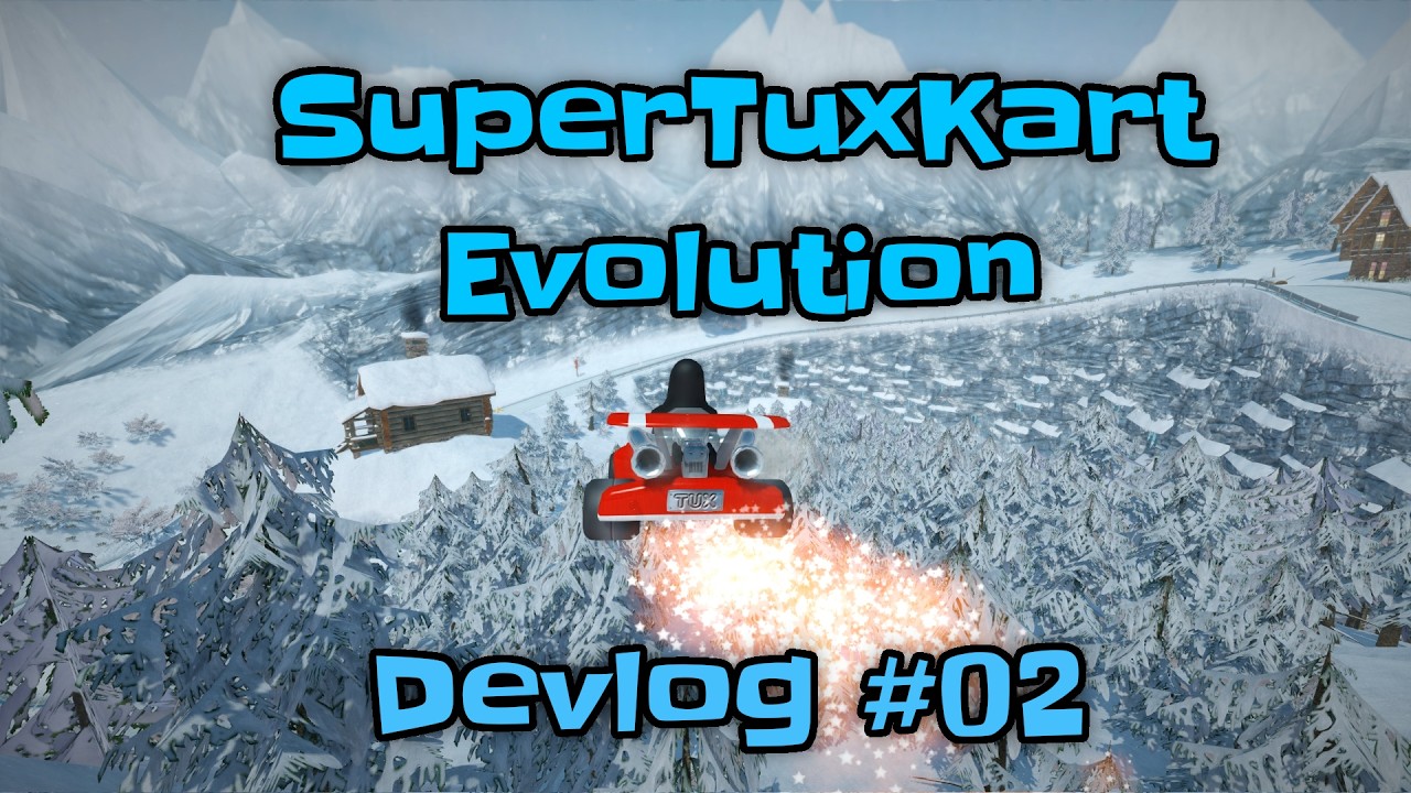 SuperTuxKart Evolution - Freytra Peaks making-of