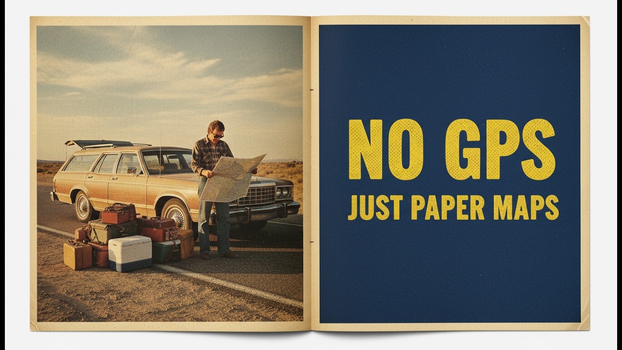 How We Traveled in the 80s: Paper Maps and refusing to ask for directions