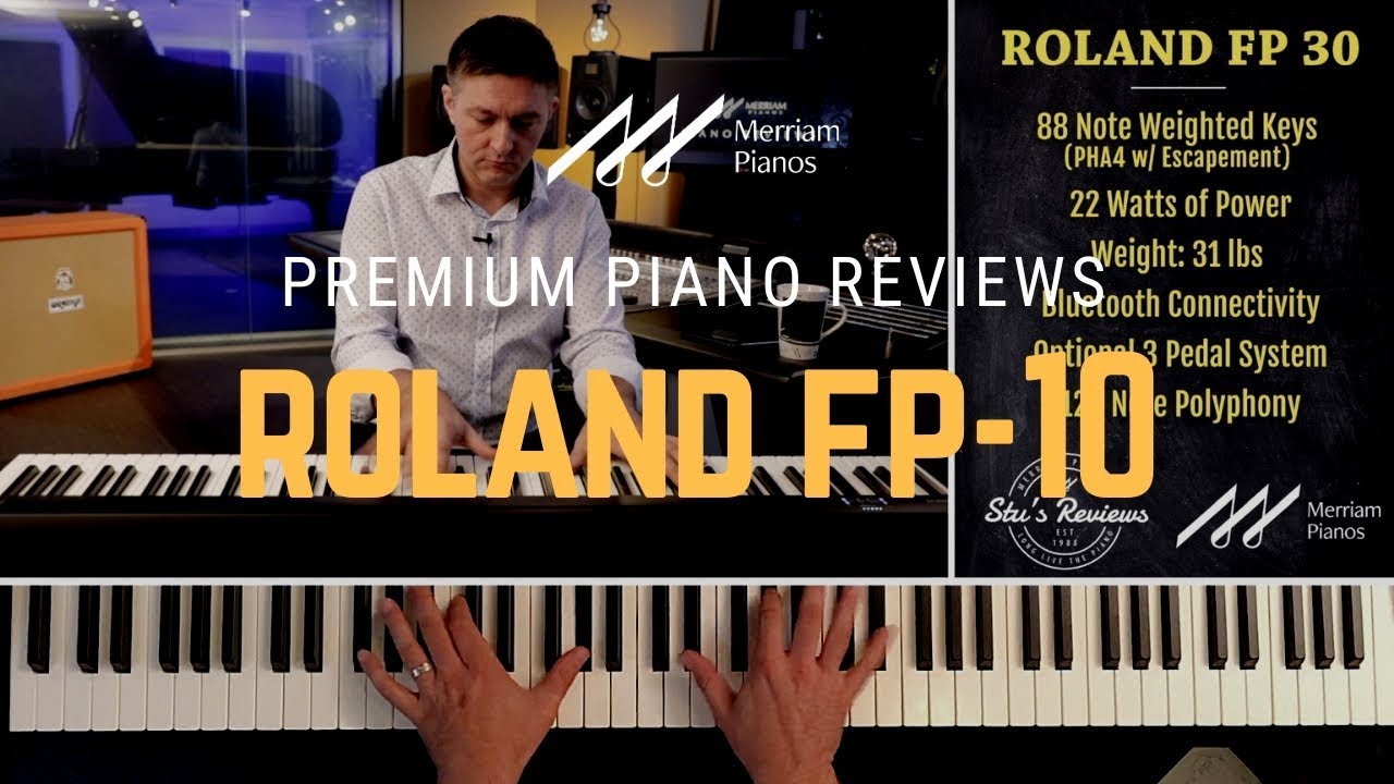 🎹 Обзор и демонстрация цифрового пианино Roland FP-10 | SuperNATURAL Piano, Bluetooth Audio, PHA-...