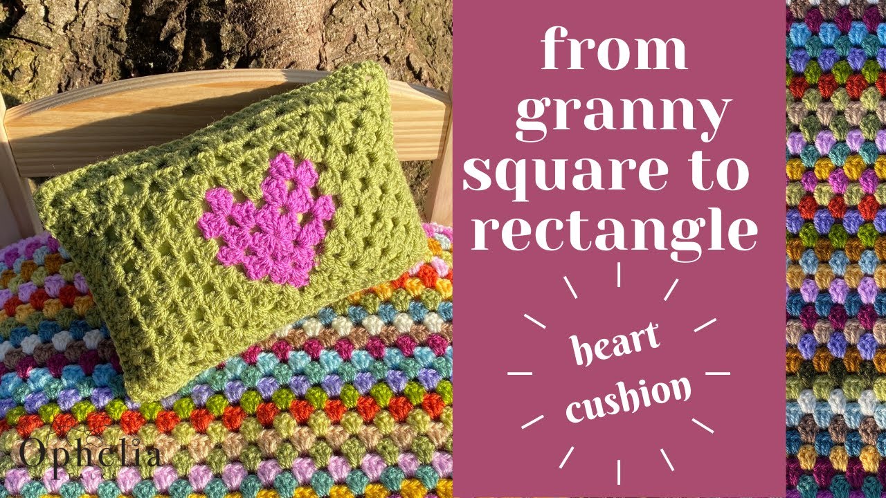 GRANNY RECTANGLE CROCHET // From Granny Square To Granny Rectangle