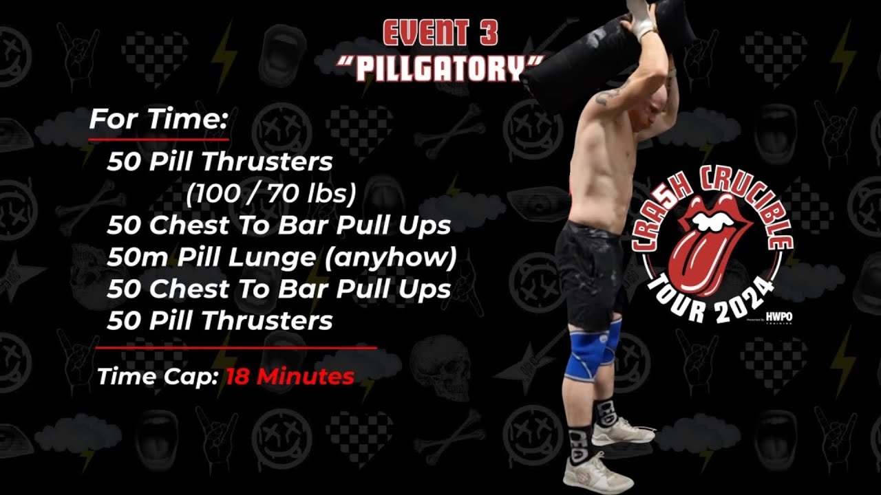 TAYLOR SELF DOES CRASH CRUCIBLE WORKOUT THREE 