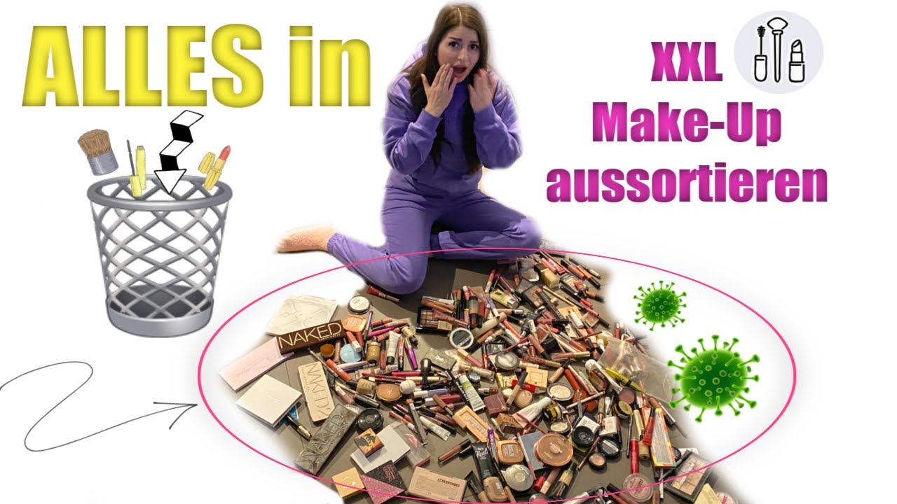 Alles kommt WEG 😩 Make-up aussortieren XXL 🗑 Teil 1