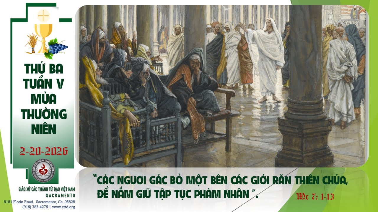 🔴Thánh Lễ Trực Tuyến: Thứ Ba 2-10-2026 |  DÀNH CHO BỆNH NHÂN.