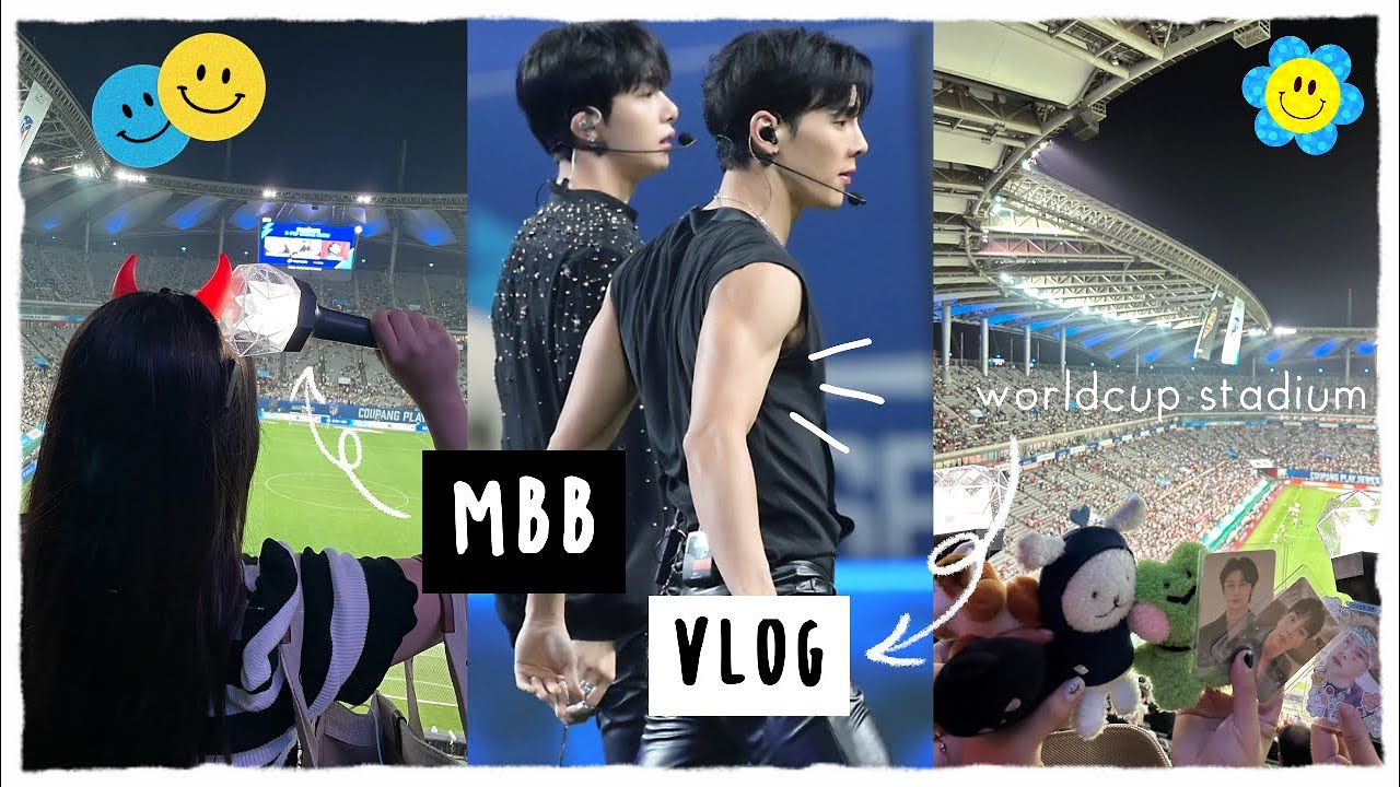 [몬베베 브이로그] 축구장에 몬엑의 등장이라… | 셔누X형원 데뷔 | 쿠팡플레이 | mbb vlog