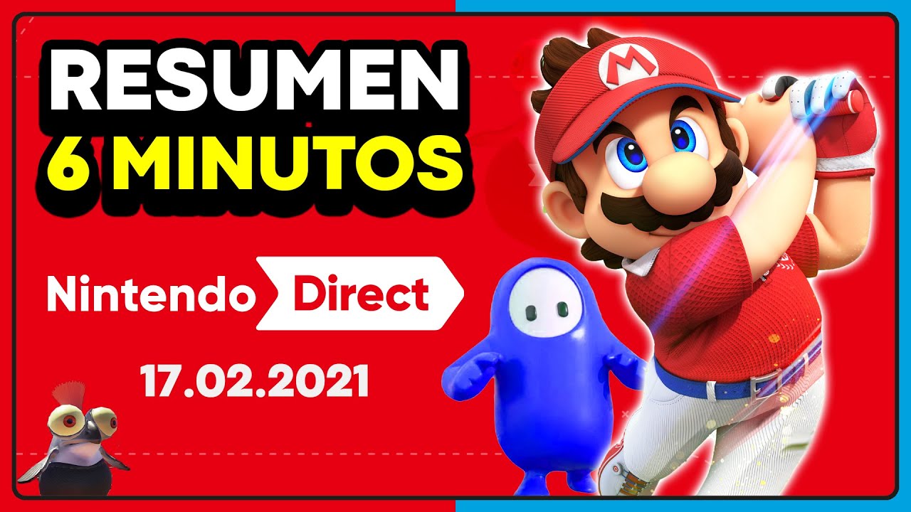 &iexcl;RESUMEN en 6 MINUTOS! 🔴 NINTENDO DIRECT Febrero 2021 (Nintendo Switch)