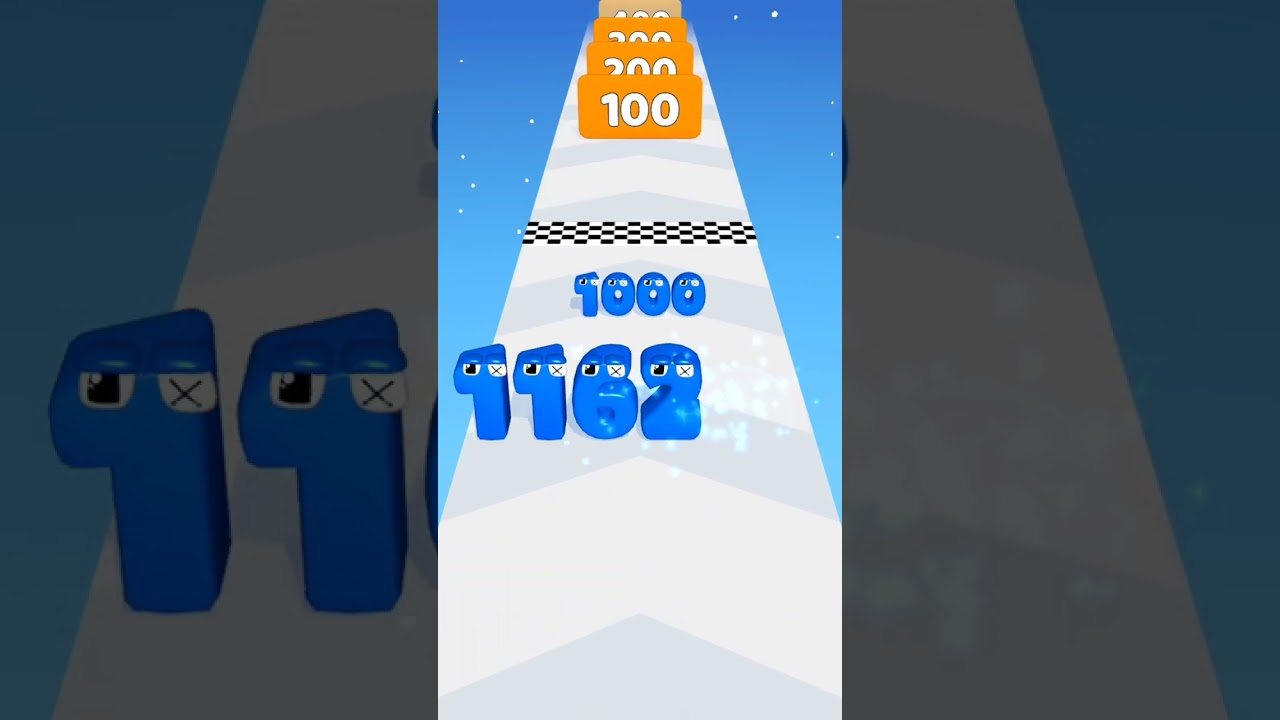 Number Run #shorts Satisfying Mobile Game (Part 1)